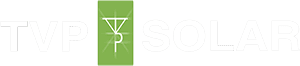TVP Solar white logo